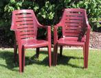 stevige en comfortabele tuinstoelen (2 stuks), Ophalen, Stapelbaar