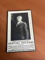 Rouwkaart G. Delaere  Hulste 1909 + Harelbeke 1934, Verzamelen, Bidprentjes en Rouwkaarten, Verzenden, Rouwkaart