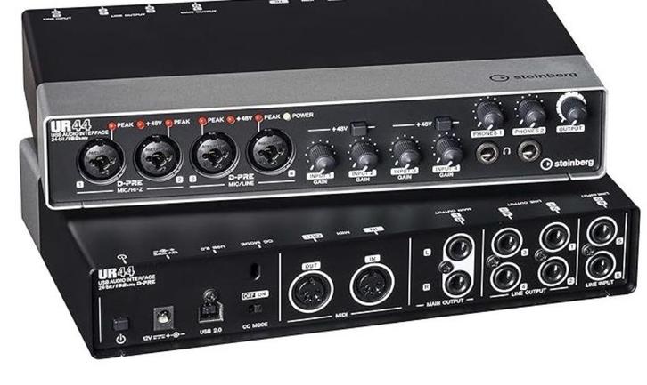 Steinberg UR44 - Audio interface - (4X Xlr/6,35 Mm, Usb 2.0), Audio, Tv en Foto, Professionele apparaten, Gebruikt, Audio, Ophalen
