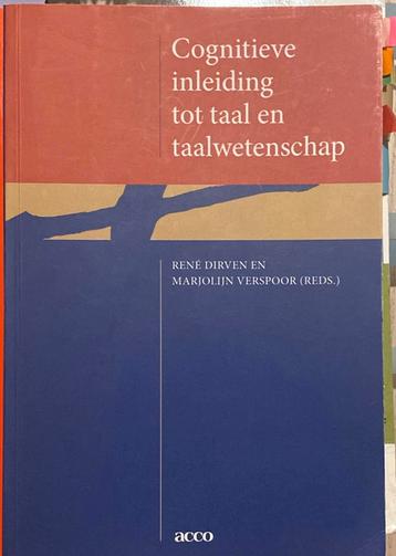Cognitieve inleiding tot taal en taalwetenschap beschikbaar voor biedingen