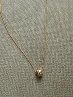 Halsketting van 18 karaat goud en diamanten, Ophalen of Verzenden, Zo goed als nieuw, Goud, Goud