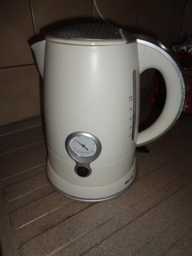 Electrische waterkoker Proline OK 17 met thermometer, Elektronische apparatuur, Waterkokers, Zo goed als nieuw, 1 tot 2 liter