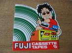 Ancien autocollant Fuji Cassette Tapes Disc Jockey imprimé a, Collections, Autocollants, Enlèvement ou Envoi, Neuf, Marque
