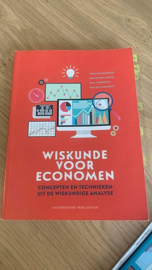 Wiskunde voor economen: concepten en technieken uit de wisku, Boeken, Economie, Management en Marketing, Ophalen