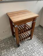 Desserte de cuisine en bois ikéa, Maison & Meubles, Tables | Dessertes, 50 à 100 cm, Enlèvement, Utilisé, Rectangulaire