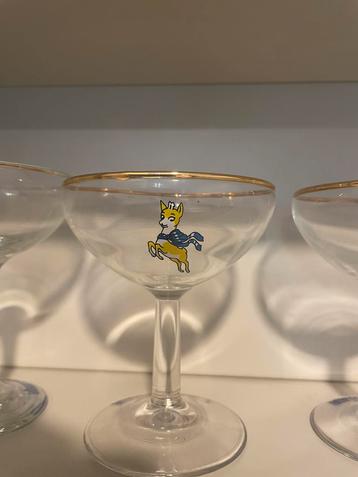 Babychamglazen jaren 1970 vintage  beschikbaar voor biedingen