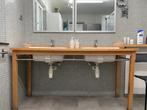 Meuble 2 éviers salle de bain, 150 tot 200 cm, Minder dan 100 cm, Gebruikt, 50 tot 75 cm