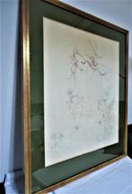 Susan Obrant Aquarel She Loves Me 80 x 70 😍👀🎁💎👌, Antiek en Kunst, Kunst | Schilderijen | Modern, Ophalen of Verzenden