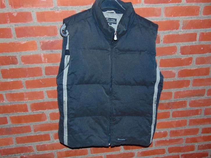 Bodywarmer met dons in nette staat, Kleding | Heren, Bodywarmers, Gedragen, Maat 48/50 (M), Zwart, Ophalen of Verzenden