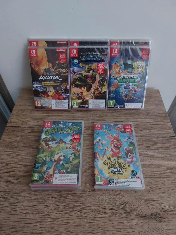 Sealed nintendo switch games, Games en Spelcomputers, Games | Nintendo Switch, Nieuw, Ophalen of Verzenden
