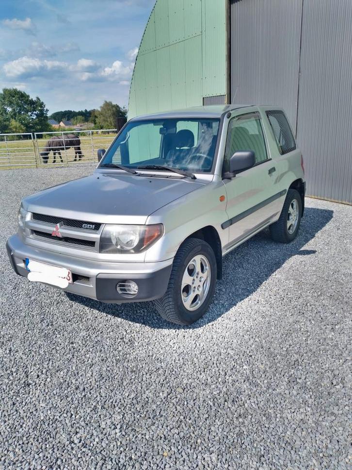Pinin Pajero, Autos, Mitsubishi, Particulier, Pajero, Essence, SUV ou Tout-terrain, 2 portes, Argent ou Gris, Enlèvement