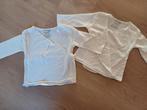 Witte overslag vestjes, Enfants & Bébés, Vêtements de bébé | Taille 50, Enlèvement ou Envoi, Comme neuf, Garçon ou Fille, Pull ou Veste