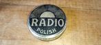 Oude Poolse schoenpoetsdoos van Radio, Verzamelen, Ophalen of Verzenden, Gebruikt, Verpakking