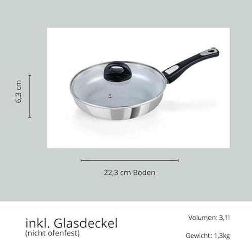 braadpan 28 cm diameter nieuw, Huis en Inrichting, Keuken | Potten en Pannen, Nieuw, Aluminium, Ophalen of Verzenden