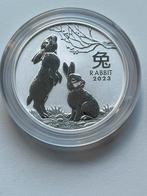 Lunar III 2023 rabbit 2 oz zilver, Ophalen of Verzenden, Zilver