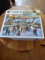 Puzzel King Winter village 1000 stukjes, Hobby & Loisirs créatifs, Sport cérébral & Puzzles, Comme neuf, 500 à 1500 pièces, Puzzle