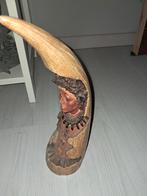 Indianen hoorn met gezicht, Verzamelen, Poppetjes en Figuurtjes, Ophalen