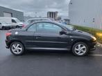 PEUGEOT 206 CABRIO 1.6L BENZINE. 550 EURO, 4 zetels, Cabriolet, Zwart, Bedrijf