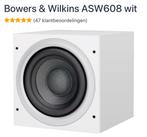 Boxers & Wilkins ASW600 wit subwoofer, Audio, Tv en Foto, Luidsprekerboxen, Ophalen, Zo goed als nieuw, Subwoofer