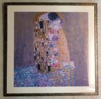 Poster "De kus" Klimt, Ophalen, Vierkant, Zo goed als nieuw, 75 tot 100 cm