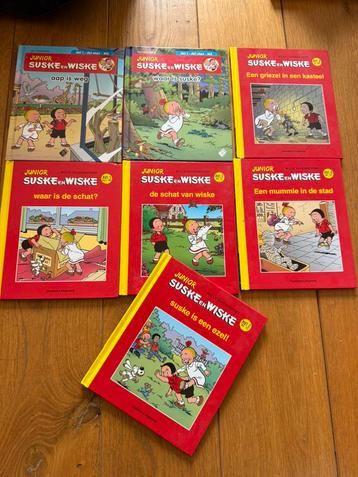 7 junior suske en wiske boeken  beschikbaar voor biedingen