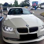 BMW 325 i E93, 2500 cc, Zwart, Wit, Leder
