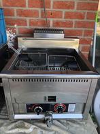 Friteuse 8L+8L, 4 liter of meer, Ophalen, Gebruikt, Uitneembare binnenpan