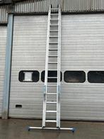 Solide D 3x16 alu ladder 9,70m (professioneel), Doe-het-zelf en Bouw, Ladders en Trappen, Ophalen of Verzenden, Gebruikt, Ladder