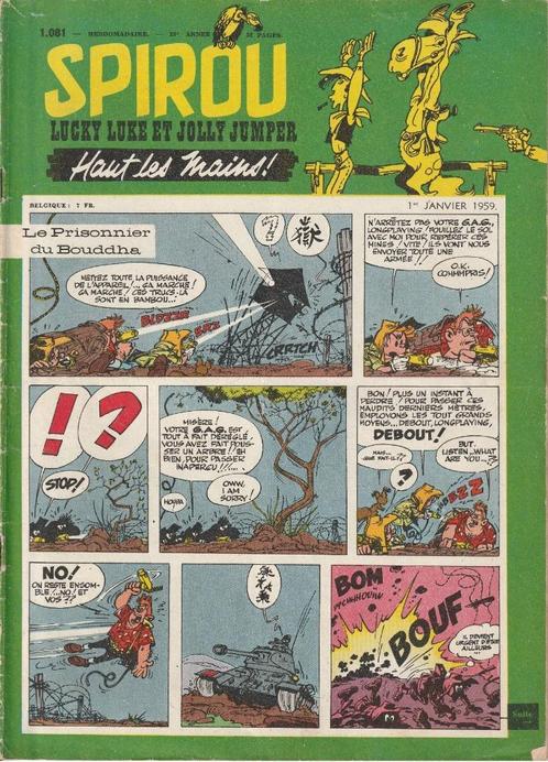 Spirou: 45 hebdomadaires de 1959, Boeken, Stripverhalen, Gelezen, Meerdere stripboeken, Ophalen of Verzenden