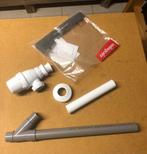 Afvoersifon met hulpstukken, Afvoer, PVC, Nieuw, Ophalen of Verzenden