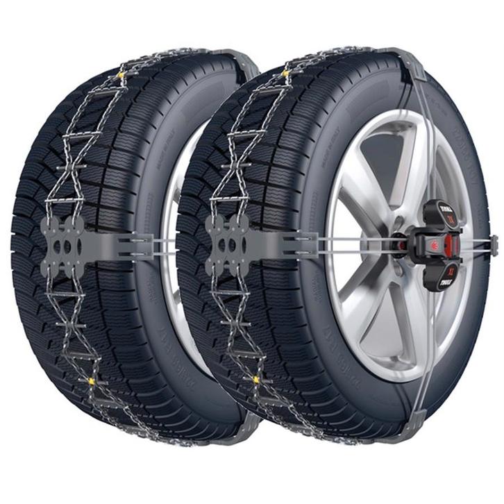 Deux chaînes neige haut de gamme Konig K77 Thule K-summit, Autos : Divers, Chaînes, Enlèvement ou Envoi