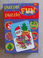 Puzzel Deltas Kerst - 10x3 stukjes (3+) compleet, Ophalen, Minder dan 10 stukjes, Gebruikt, 2 tot 4 jaar
