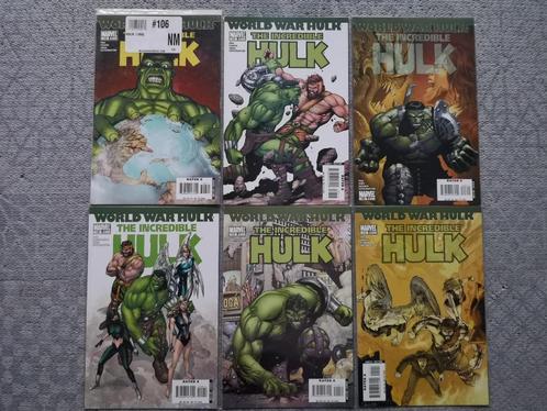 the Incredible Hulk (vol.3) #106-111 (2007) World War Hulk, Boeken, Strips | Comics, Nieuw, Complete serie of reeks, Ophalen of Verzenden