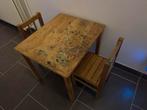 Tafeltje kinderen met 2 stoelen, Ophalen, Zo goed als nieuw