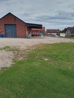 TE HUUR: HAL MET BIJLIGGENDE GROND, 140 m², Huur, Opslag of Loods