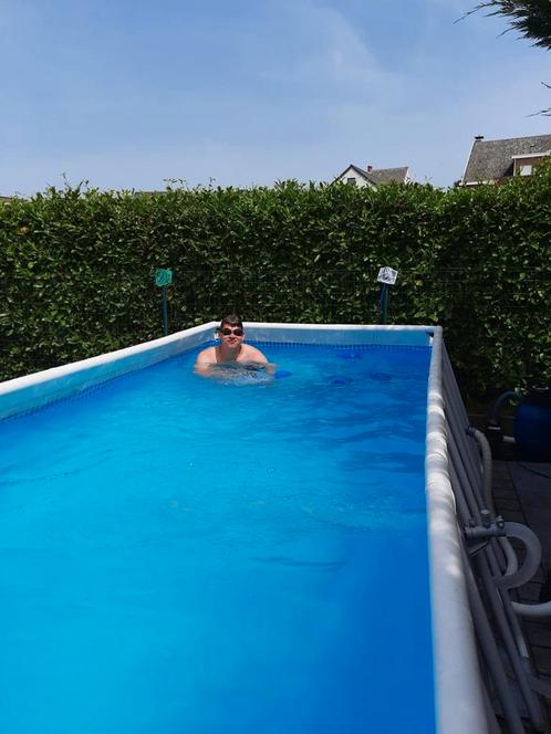 Très grande piscine Intex + - 7000 litres, Jardin & Terrasse, Piscines, Comme neuf, Piscines hors sol, 80 à 120 cm, 400 cm ou plus