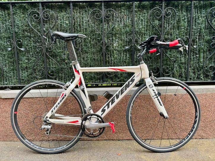 Stevens triatlon racefiets - Shimano Dura Ace, Fietsen en Brommers, Fietsen | Racefietsen, Carbon, Ophalen