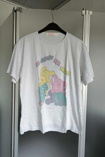 Slaap T-shirt - Wit - Carine - Medium - Dames - Pyjama - €2