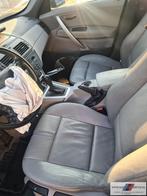 BMW X3 E83 2004 complete grijs lederen interieur lendensteun, Ophalen, Gebruikt, BMW
