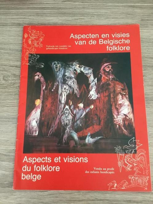 Brochure Belgische folklore. 1976 - Attanasio, Jean-Pol, .., Verzamelen, Stripfiguren, Ophalen of Verzenden