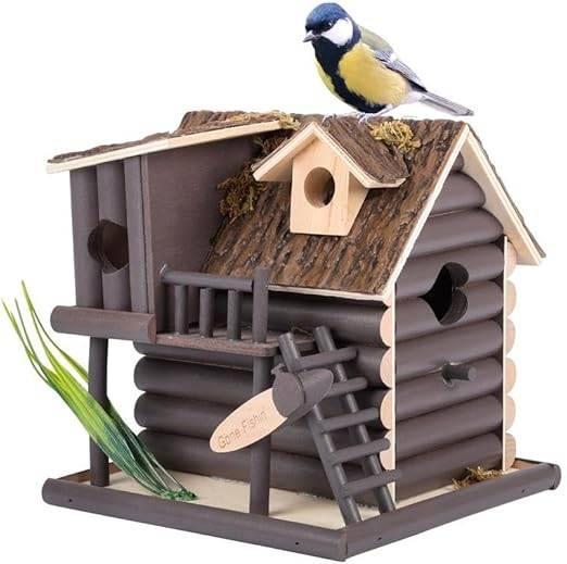 Houten nestkast | Vogelhuisje | GRATIS LEVERING, Tuin en Terras, Vogelhuisjes en Vogelbaden, Nieuw, Verzenden