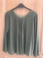 Nieuwe groene blouse,  kant op rug - mt L - oto 54cm (zn5639, Ophalen of Verzenden, Nieuw, Maat 42/44 (L), Groen