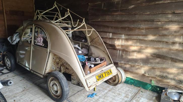 Citroen 2cv AZS 1960, Auto's, Citroën, Particulier, 2CV, Benzine, Berline, 4 deurs, Handgeschakeld, Beige, Voorwielaandrijving
