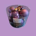 Glazen kerstballen aubergine, Diversen, Ophalen