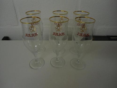 julius bierglazen nieuw, Verzamelen, Biermerken, Nieuw, Ophalen of Verzenden