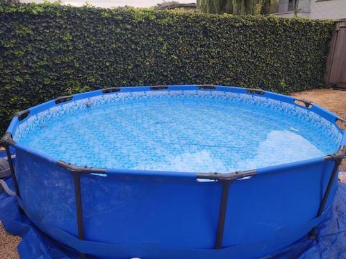 opzetzwembad Bestway Maxi Steel Pro 3m66 diameter, Tuin en Terras, Zwembaden, Zo goed als nieuw, Opzetzwembad, Minder dan 80 cm