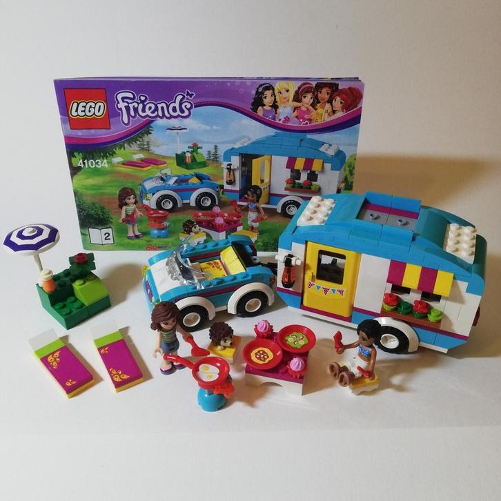 Lego Friends 41034 la caravane des vacances, Kinderen en Baby's, Speelgoed | Duplo en Lego, Zo goed als nieuw, Lego, Ophalen