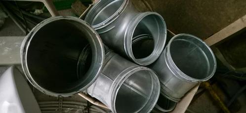 bochten en t stukken spiro galva buis 200mm (KOOPJE !), Doe-het-zelf en Bouw, Ventilatie en Afzuiging, Nieuw, Ophalen