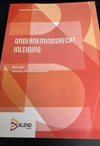 Ondernemingsrecht, Boeken, Studieboeken en Cursussen, Ophalen of Verzenden, Zo goed als nieuw