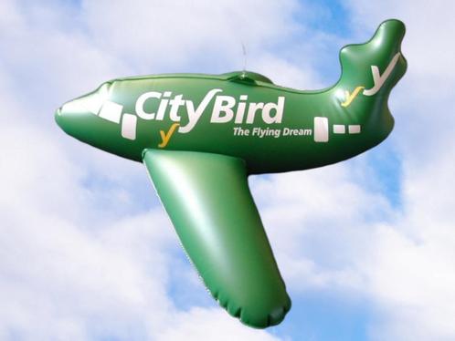 City Bird - The Flying Dream Opblaasbaar vliegtuig - Sabena, Verzamelen, Luchtvaart en Vliegtuigspotten, Nieuw, Ophalen of Verzenden